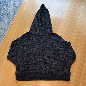 GAP Black Gray Hoodie Sweatshirt